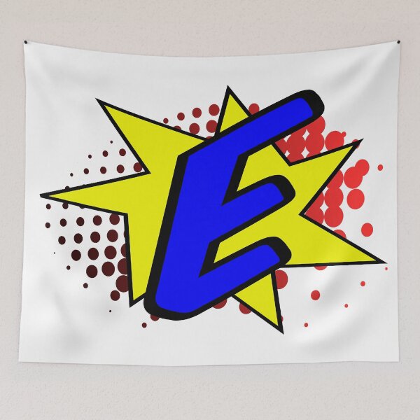 Item preview, Comic Initial E designed and sold by Triumphance.