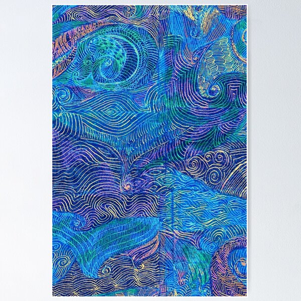 Aperçu de l'œuvre Pastel seas créée et vendue par Kanika Mathur Design.