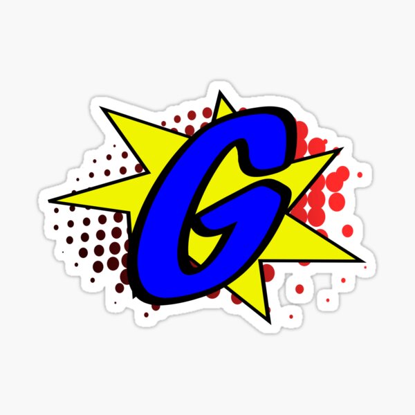 Item preview, Comic Initial G designed and sold by Triumphance.