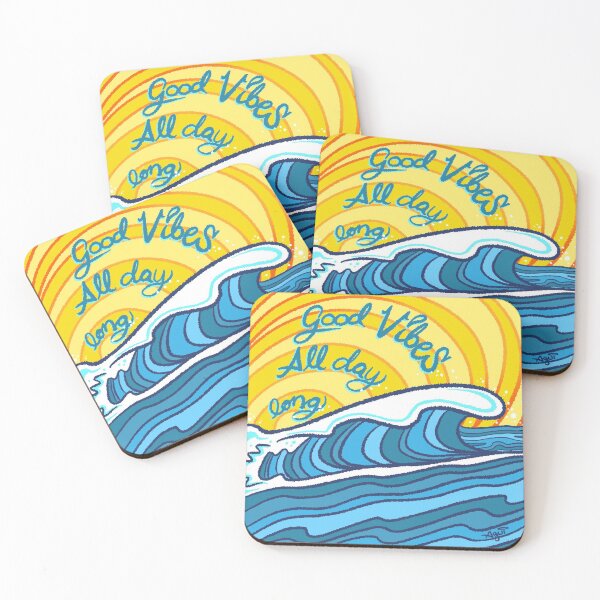 Item preview, Good Vibes All Day Long designed and sold by Agui.