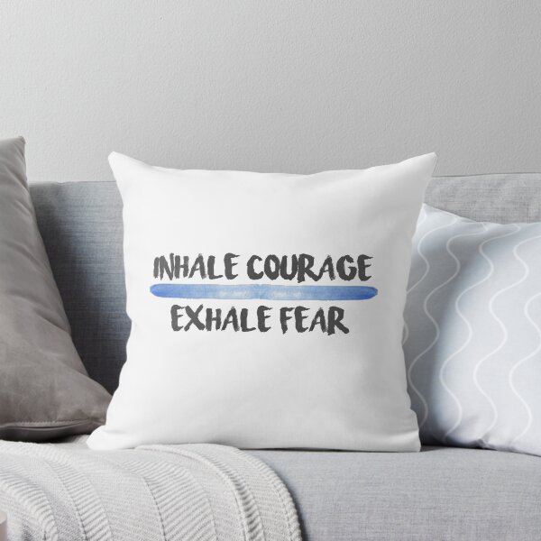 Item preview, inhale courage exhale fear  designed and sold by pnkrose.