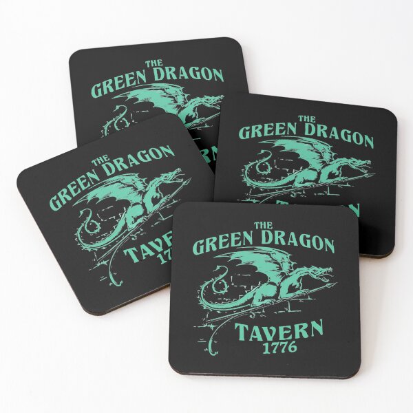 The Green Dragon Coasters (Set of 4)