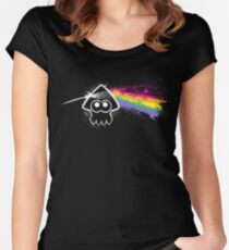 DARK SIDE OF THE SQUID Women's Fitted Scoop T-Shirt