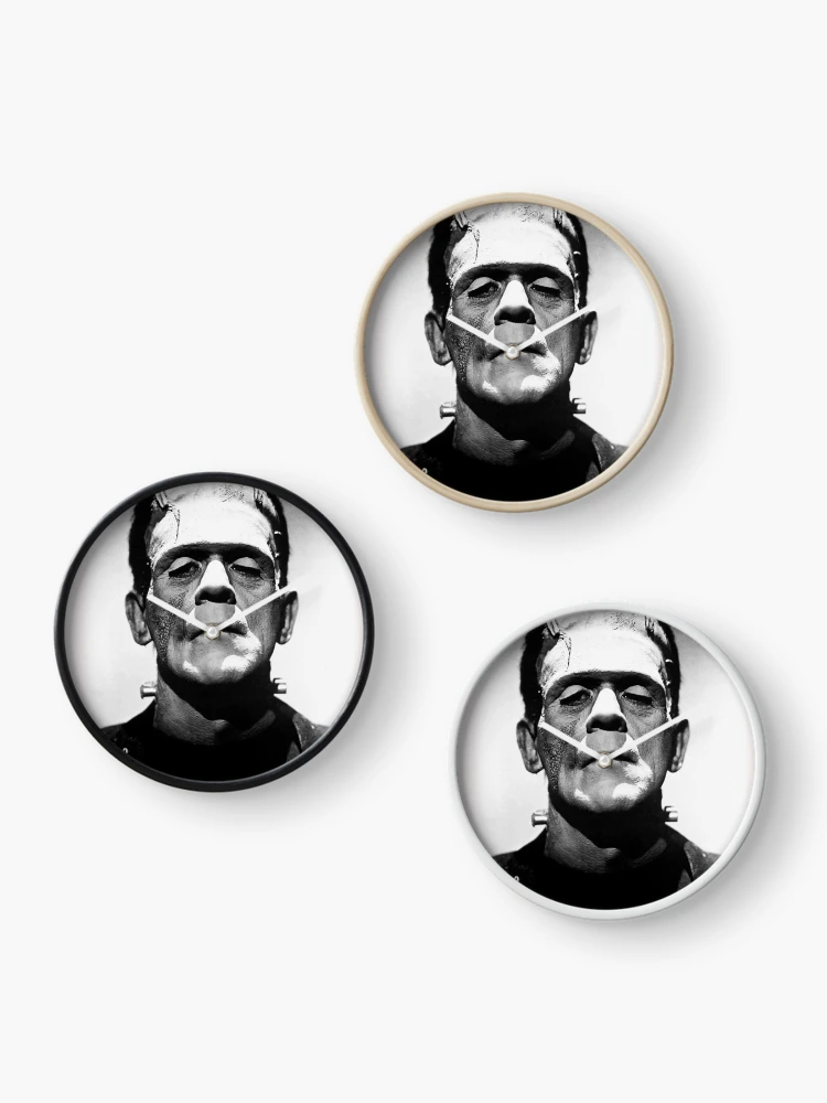 Thumbnail 3 of 4, Clock, Classic Frankenstein designed and sold by Slinky-Reebs.