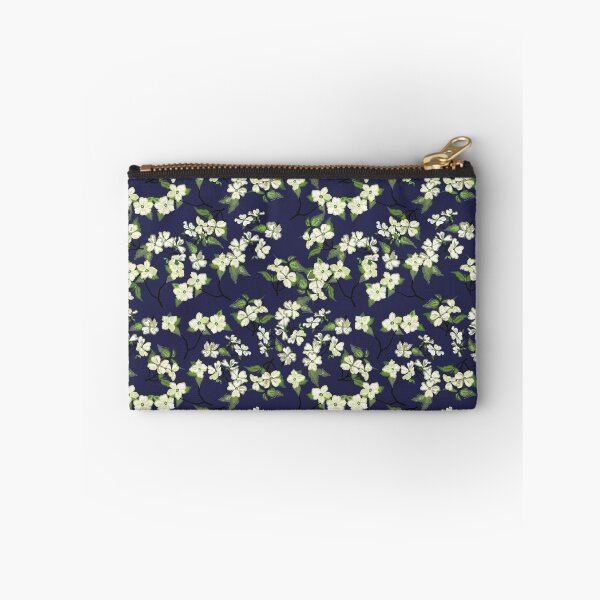 Item preview, April blooms(Dogwoods_blue) designed and sold by Kanika Mathur  Design.