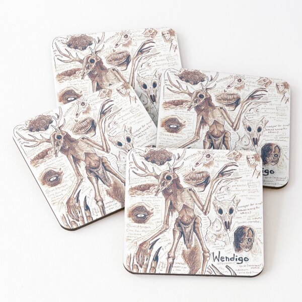 Item preview, EgertronPuck's Wendigo ANatomy Illustration designed and sold by Egertron.