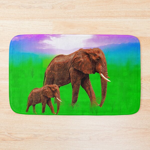 Item preview, Elephant and kid designed and sold by Nicole Kiefer.