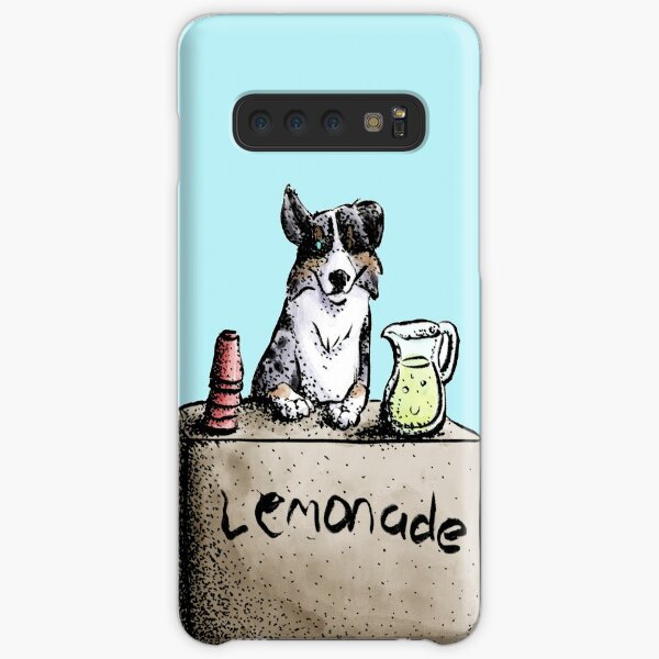 Summer Dog: Aussie Shepherd's Lemonade Stand Samsung Galaxy Snap Case
