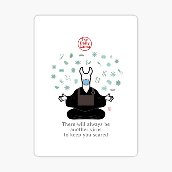 Don't be Scared Sticker