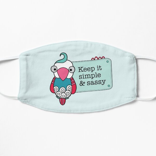 Keep it Simple and Sassy Bird Flat Mask