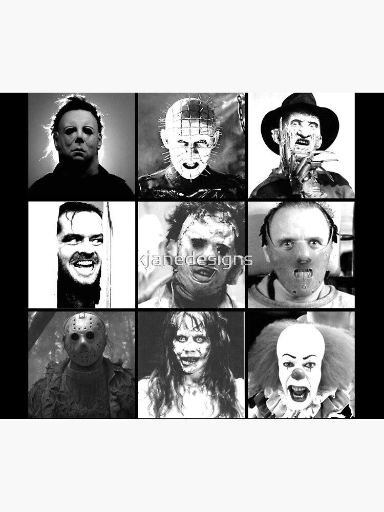 Iconic Horror Villians by kjanedesigns