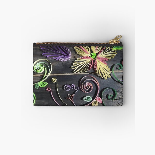 Item preview, quilled flowers on barnwood designed and sold by Stephanie  Skeem.