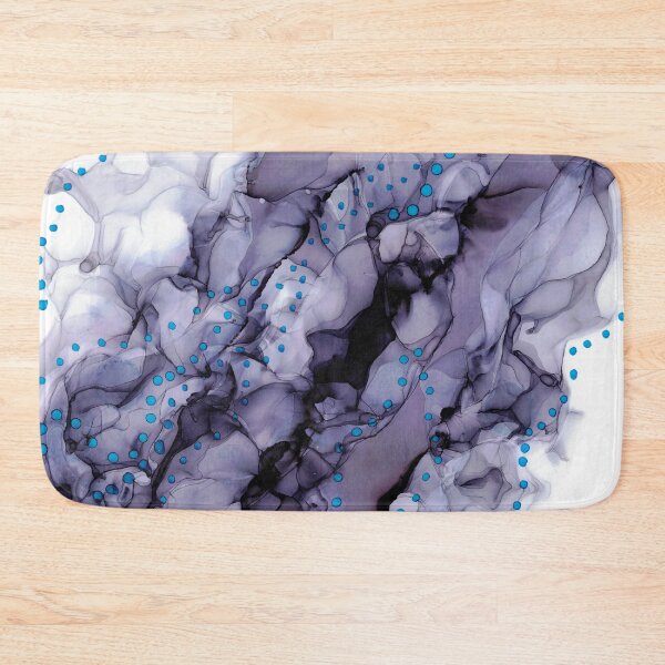 Item preview, Periwinkle Dreams: Original Abstract Alcohol Ink Painting designed and sold by herzart.