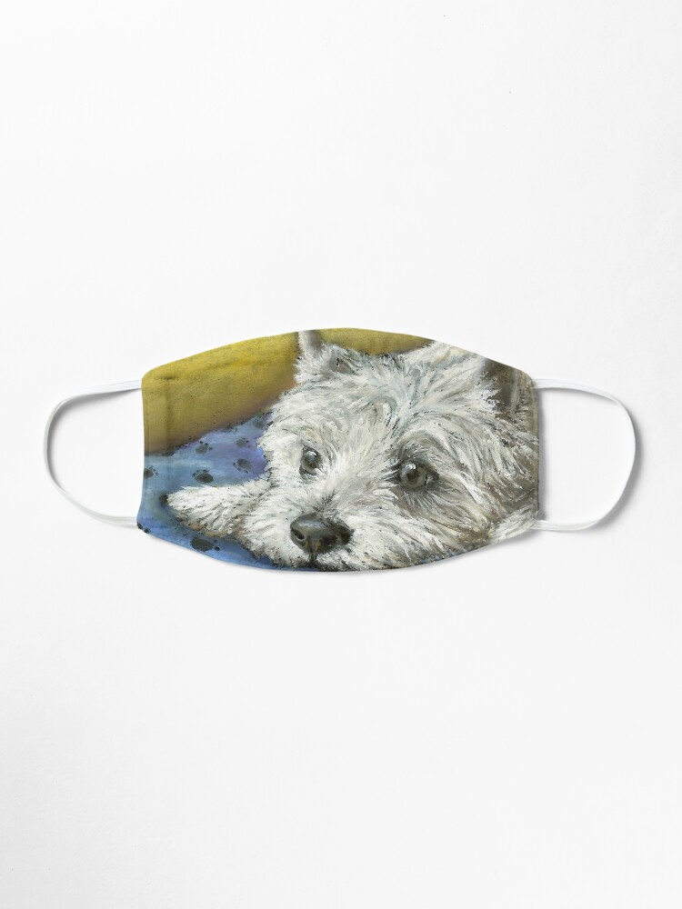 Alternate view of Daydreaming Westie Mask