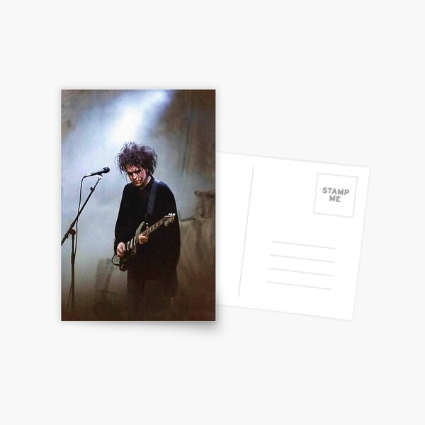 Robert smith the cure print Postcard