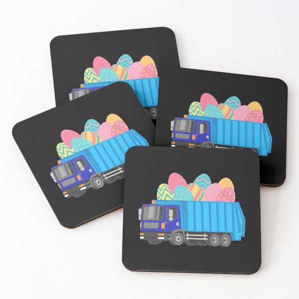 Item preview, Easter Garbage Truck designed and sold by EstelleStar.