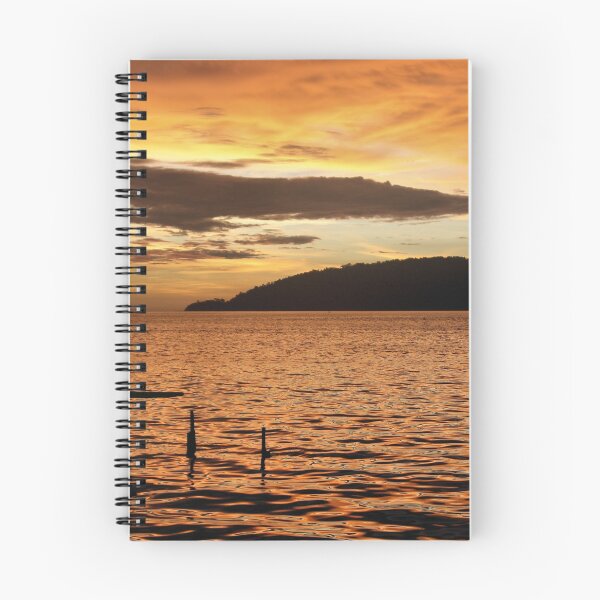 Item preview, Golden Sunset with Broken Down Pier, Kota Kinabalu designed and sold by Carole-Anne.