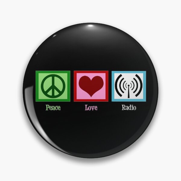 Item preview, Peace Love Radio designed and sold by Epic Love Designs.