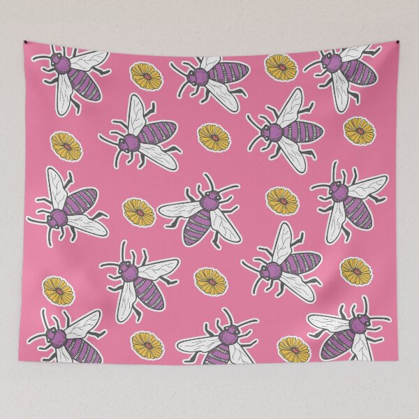 Item preview, Purple Bees designed and sold by Rusembell.