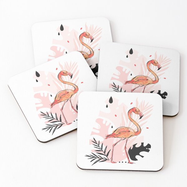 Aperçu de l'œuvre ROSE FLAMINGO ÉTÉ créée et vendue par ReignGFX.