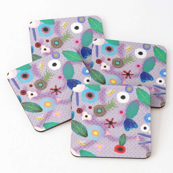 Item preview, Purple blooming white flowers Rupydetequila 2019 designed and sold by rupydetequila.