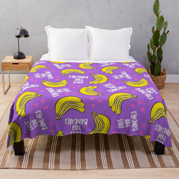Item preview, Love you bunches - banana bunch valentine's day - purple designed and sold by littlearrow.