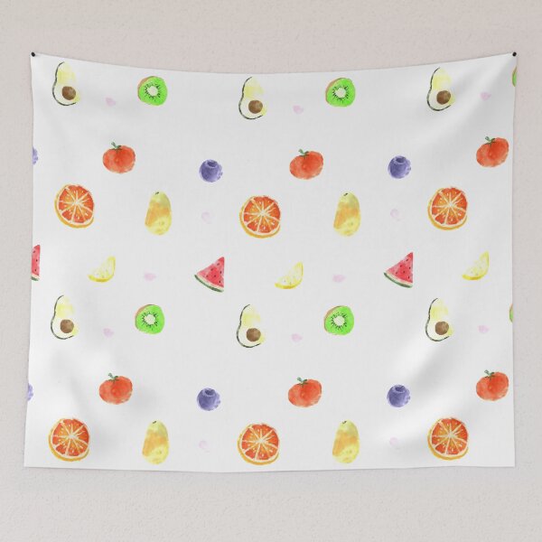 Item preview, Watercolor Fruit Pattern designed and sold by drawingwithmeek.