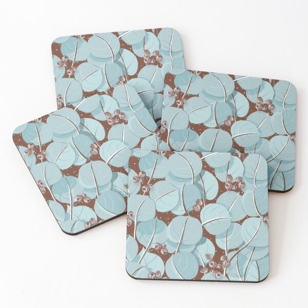 Item preview, Eucalyptus Leaves | Chocolate Brown designed and sold by L Diane Johnson.