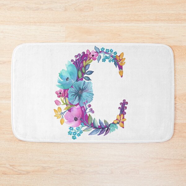 Item preview, Floral Monogram C designed and sold by 3willows.