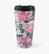Batik background from indonesia, asian Travel Mug
