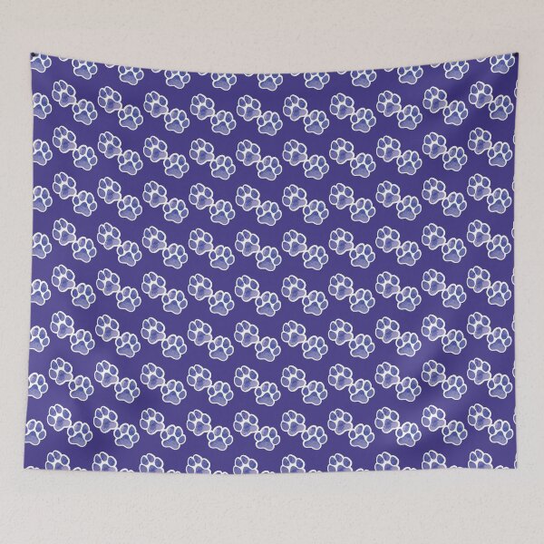 Item preview, Painted Pawprints (Purple Print) designed and sold by Thoughtscrawl.