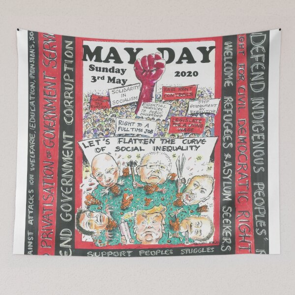Item preview, Victorian May Day Poster 2020 designed and sold by Gary Shaw.