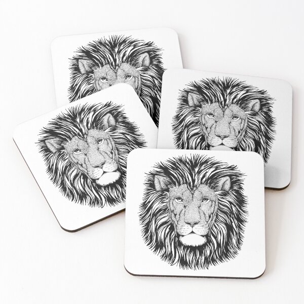 Item preview, AFRICAN LION DRAWING designed and sold by ReignGFX.