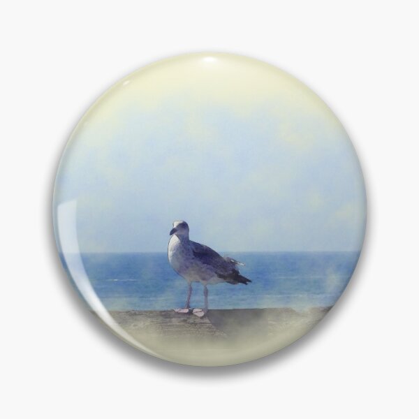 Item preview, Seagull on the Pier Watercolor designed and sold by LuxPNSilva.