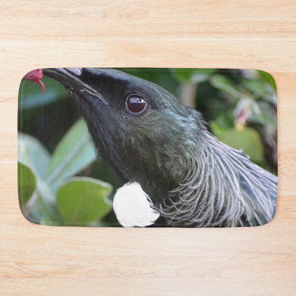 Item preview, Close-up Tui feeding on a flower designed and sold by lizdomett.