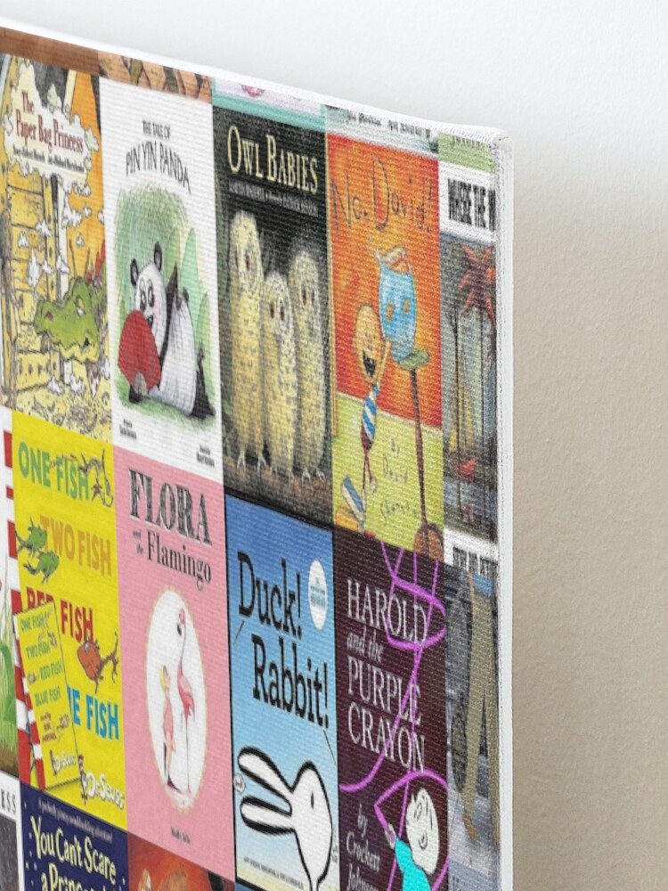 Alternate view of Children Picture Book Covers Mounted Print