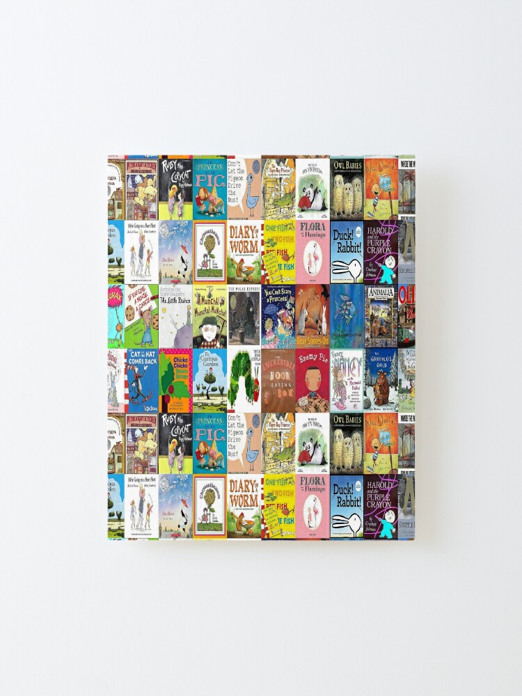 Alternate view of Children Picture Book Covers  Mounted Print
