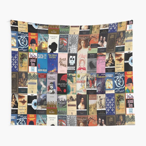 "Classic Literature Book Covers " Tapestry for Sale by luv2right Redbubble