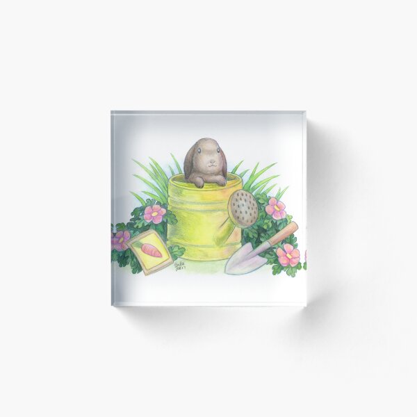 Garden Bun Acrylic Block