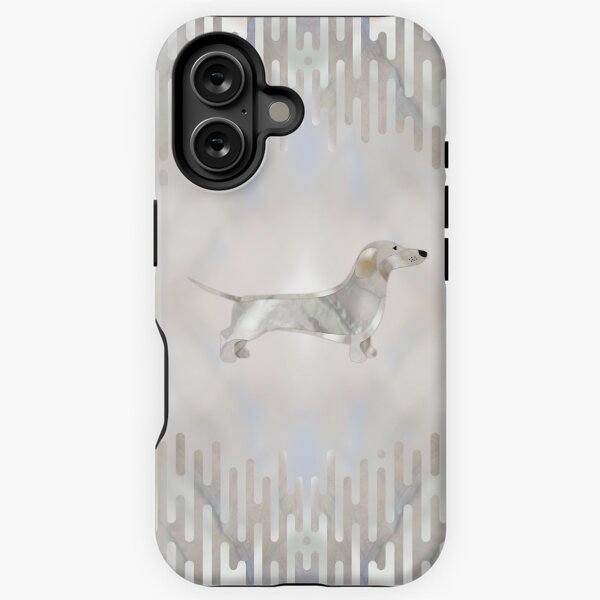 Item preview, Dachshund dog  - Doxie pearl silhouette designed and sold by k9printart.