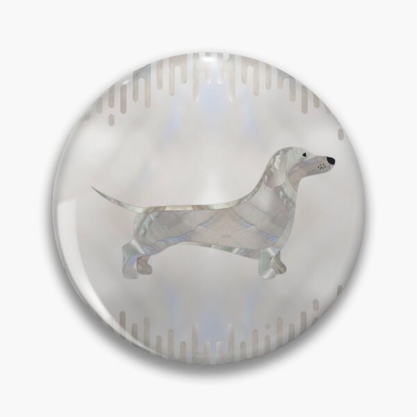 Item preview, Dachshund dog  - Doxie pearl silhouette designed and sold by k9printart.