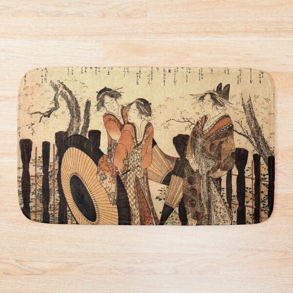 Item preview, Oiran and two Shinzô. Hokusai designed and sold by Gotoo.