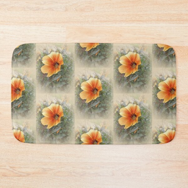 Item preview, Bumble Bee Flower watercolor designed and sold by LuxPNSilva.