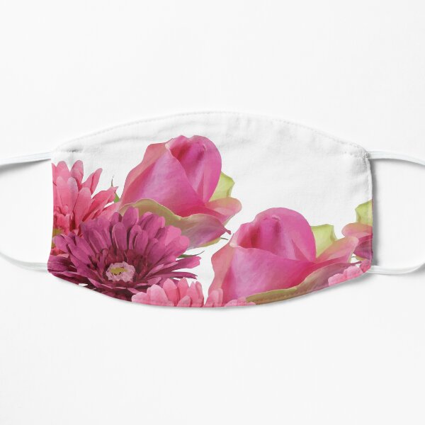 Pink Roses and Gerbera Mask