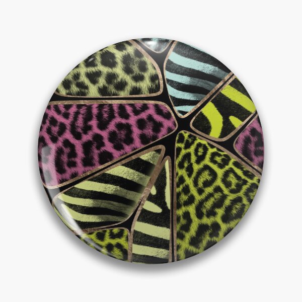 Item preview, Colorful Animal Print - Leopard and Zebra designed and sold by k9printart.
