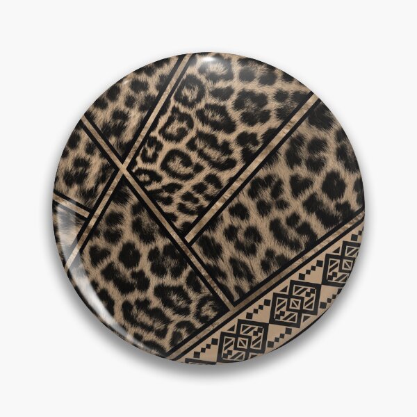 Item preview, Leopard Fur with Ethnic Ornaments #3 designed and sold by k9printart.