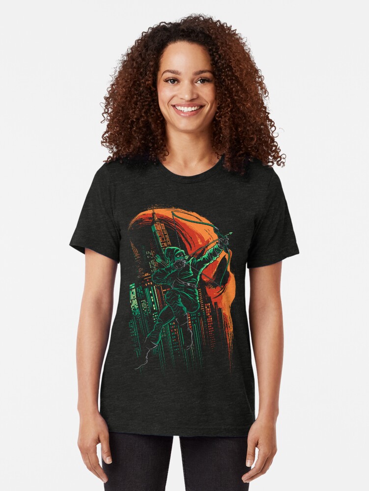 Alternate view of Green Vigilance Tri-blend T-Shirt