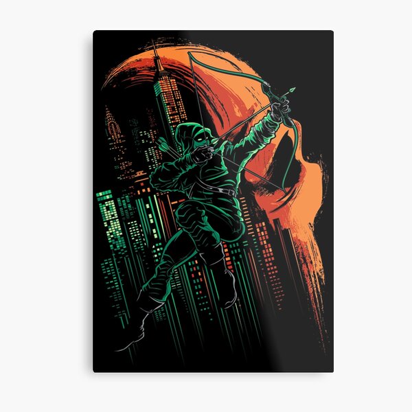 Green Vigilance Metal Print