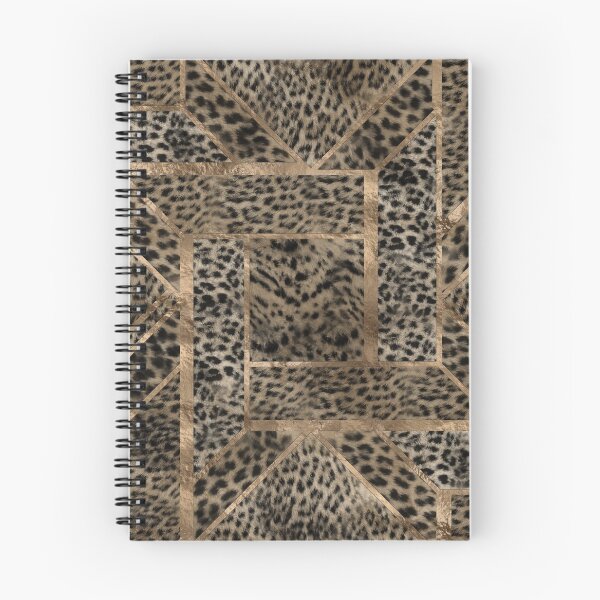 Item preview, Leopard Fur Texture Geometric Pattern designed and sold by k9printart.