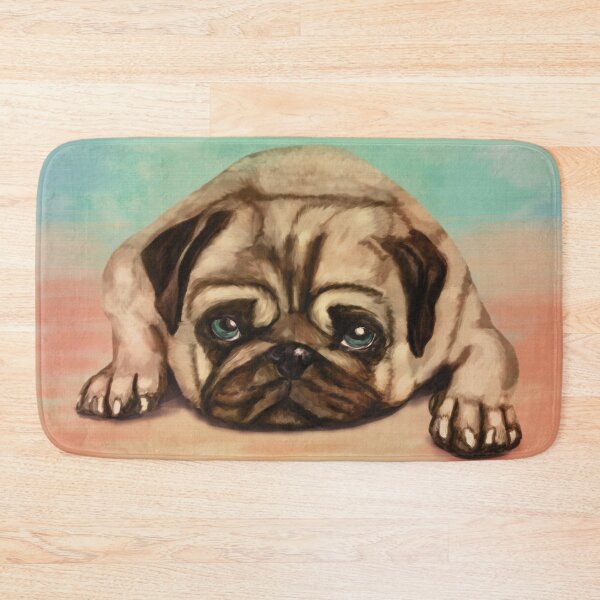 Item preview, Cute Pug dog pastel designed and sold by k9printart.